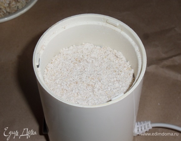 Получается замечательная овсяная мука.
