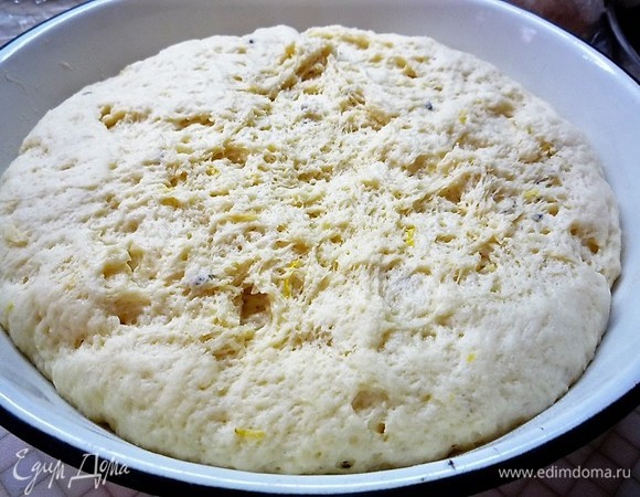 Тесто хорошо поднимается.