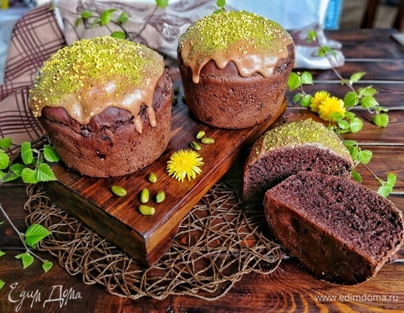 Вот такие куличики у меня вышли!