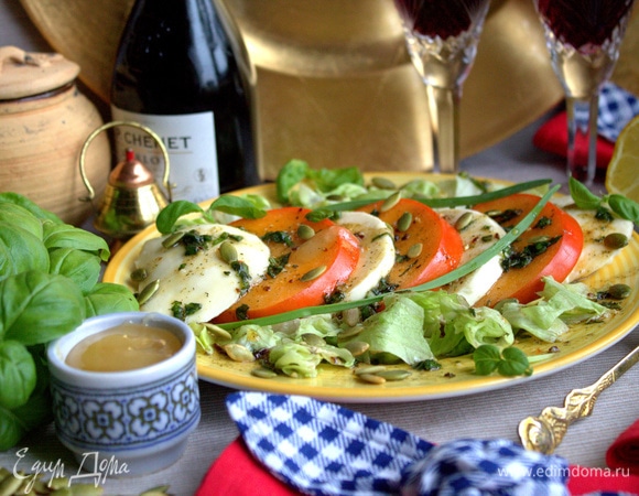 Оформление для романтического ужина.