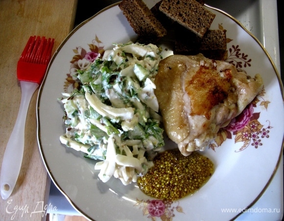 Вкуснее всего с индюшкой тушеной и конечно же настоящим солодовым хлебом. Buon appetit!