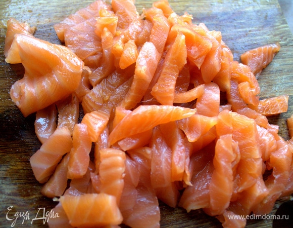 Нарезать на кусочки.