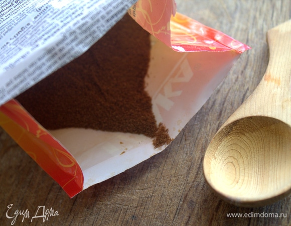 Цикорий можно взять концентрированный или на сгущенке, но у меня был дома растворимый.