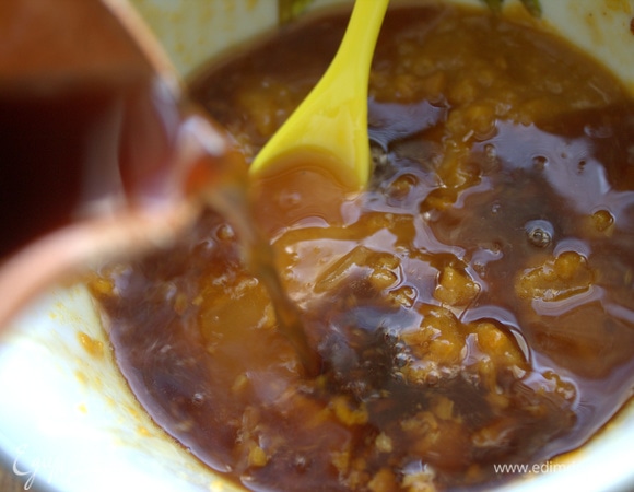 Теперь остальной цикорий вливаем.