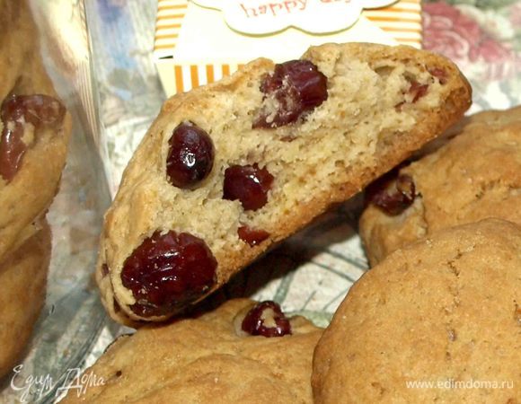 Печенье в разломе.