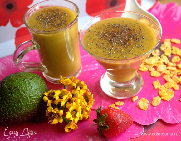 С хлопьями вообще сытно, рекомендую на завтрак.