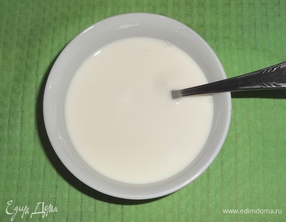 Получится вот такое белое «молоко».