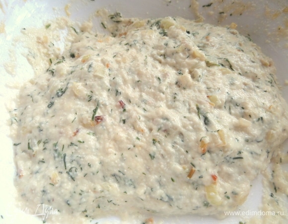 Перемешать, дать подойти снова минут 5.