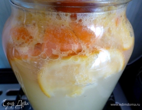 Через некоторое время пойдет процесс брожения.