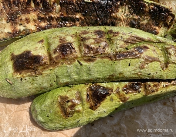 Готовые кабачки.