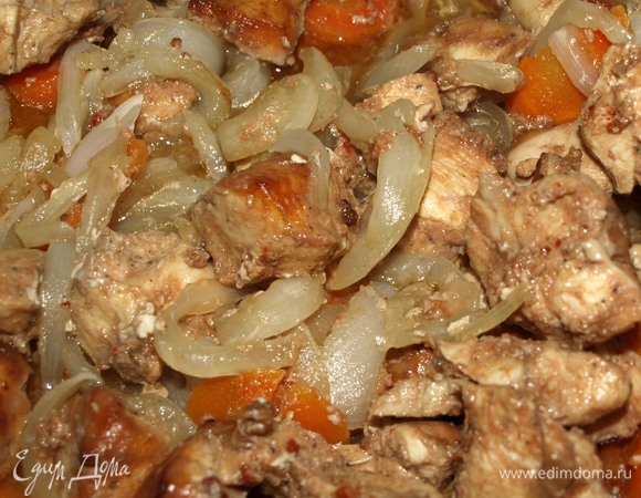 Перемешиваем и подаем! Перед подачей посыпать рубленым зеленым луком.