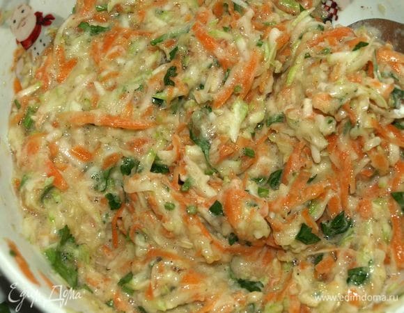 Перемешиваем и отставляем на пару минут.