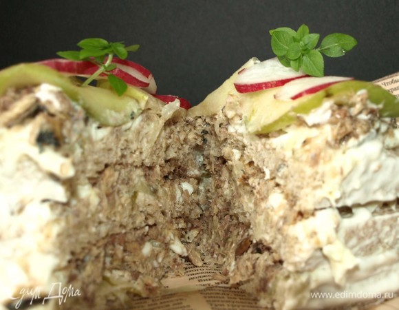 Наш закусочный мини-торт готов!