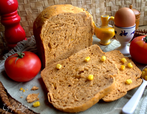 В следующем рецепте покажу еще вариант завтрака с этим хлебом.