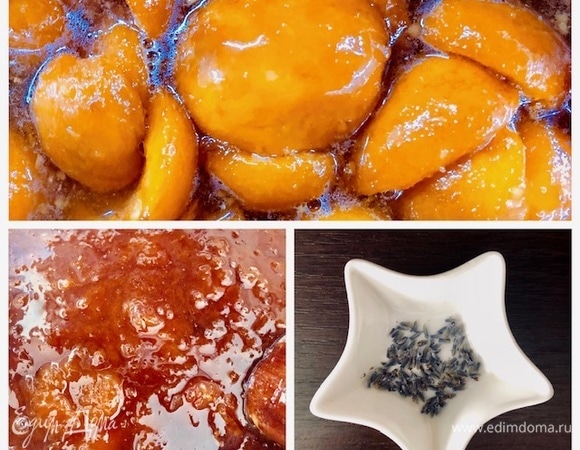 Для эксперимента в одну из баночек я положила сухие семена лаванды. Можно съесть конфитюр сразу, но лучше дать ему настояться хоть недельку, точно будет вкуснее.