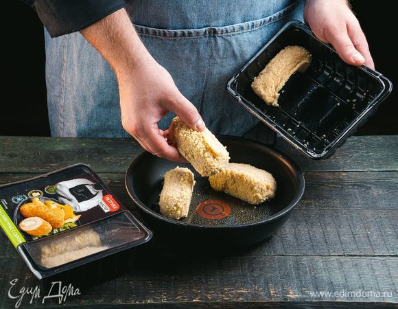 Котлеты сливочные с сыром ТМ «Петруха Мастер» обжарьте с двух сторон до румяной корочки.