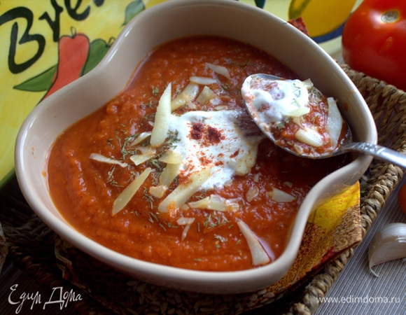 В жару можно подать суп комнатной температуры.