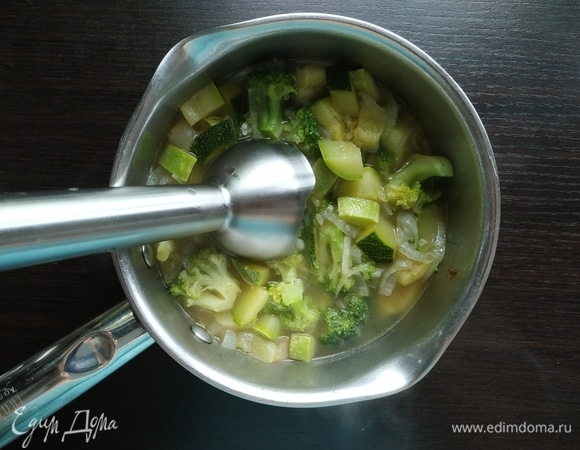 Взбить в блендере до однородного состояния.