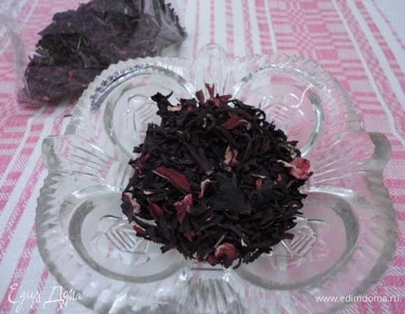 Вот так выглядят лепестки гибискуса.