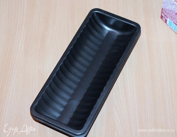 Дно формы в виде полена.