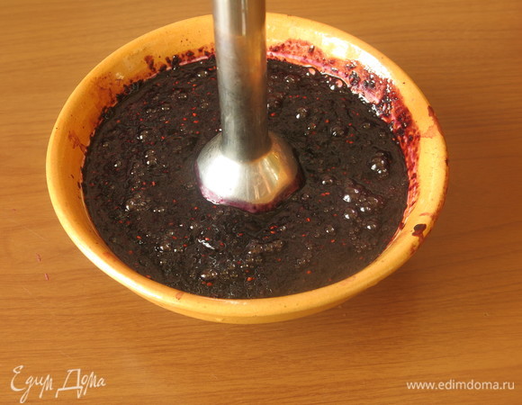 Пюрируем массу.