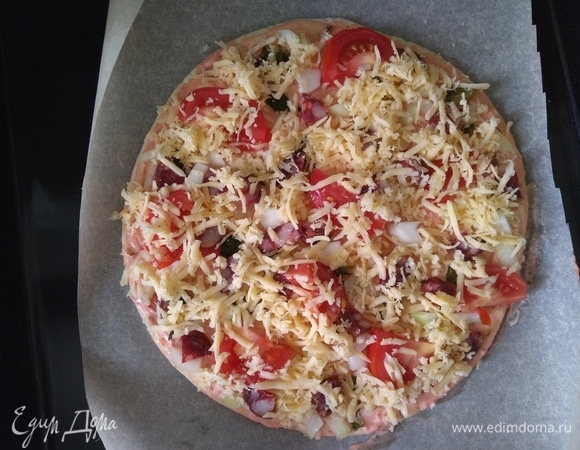 Засыпьте эту вкуснятину сыром.