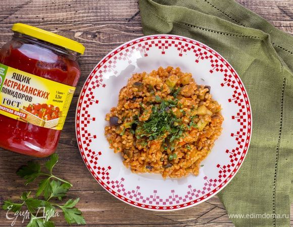 Готовое блюдо подавайте, украсив мелко нарезанной зеленью.