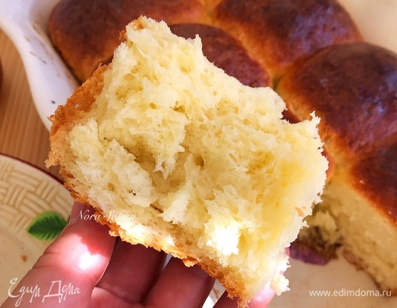 Мякиш очень нежный и воздушный.