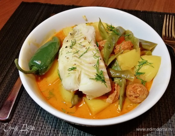 Остается посыпать его свежей зеленью.