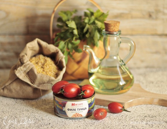 Подготовим все составляющие салата.