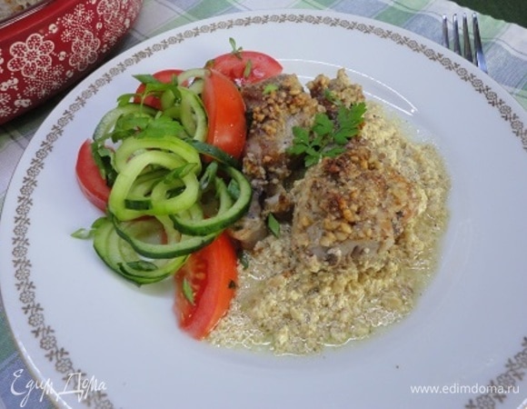 Подавать с любым гарниром и зеленью.