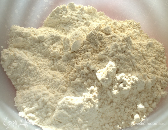 В обычную муку я добавила овсяную.