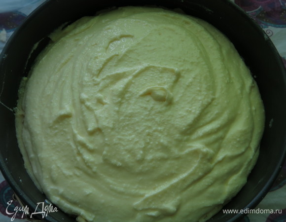 На тесто — творог.