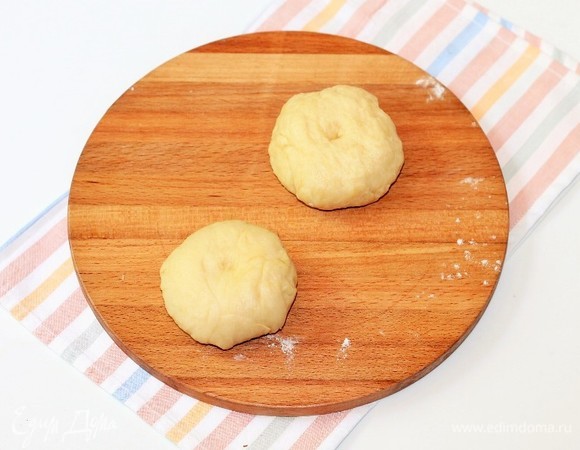 Третью часть теста делим на 2 части.