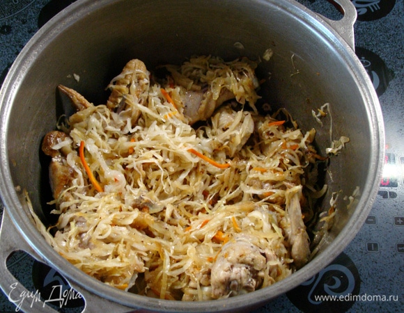 Капуста не должна быть слишком поджаренной.