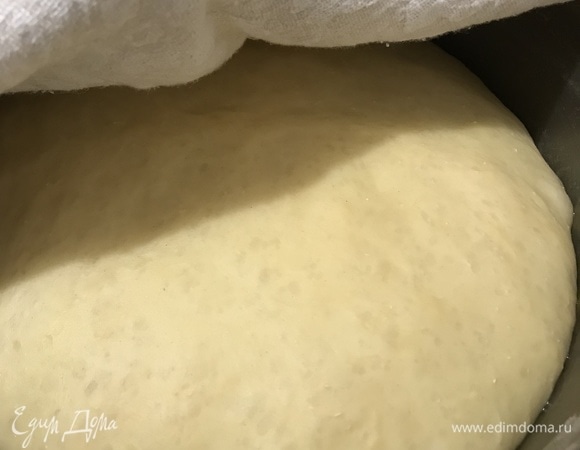 Тесто должно увеличиться в 2 раза.