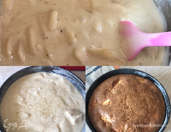 Форму d=20 см слегка смазать маслом и присыпать мукой. Переложить тесто в форму, разровнять, посыпать коричневым сахаром и выпекать до готовности 50–60 минут.