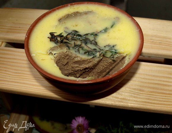 На улице сейчас достаточно холодно и мой паштет созревал 1,5 суток на лоджии.