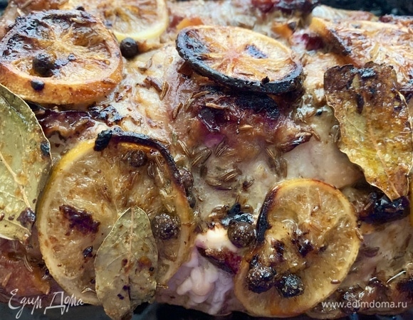 Вынуть из духовки.