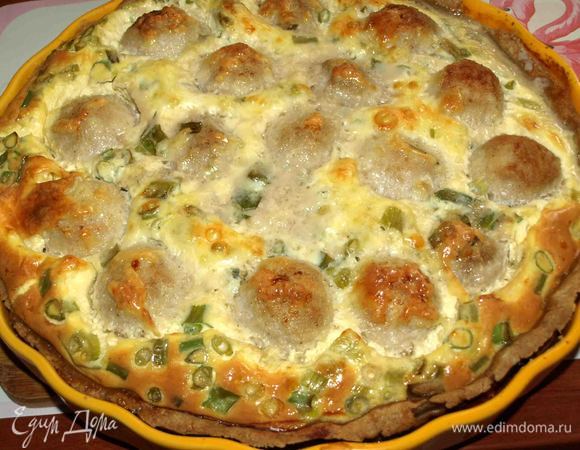 Достаем готовый киш из духовки. Даем ему остыть.