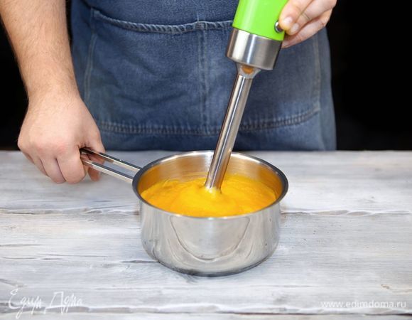 После готовности взбейте блендером до состояния пюре.