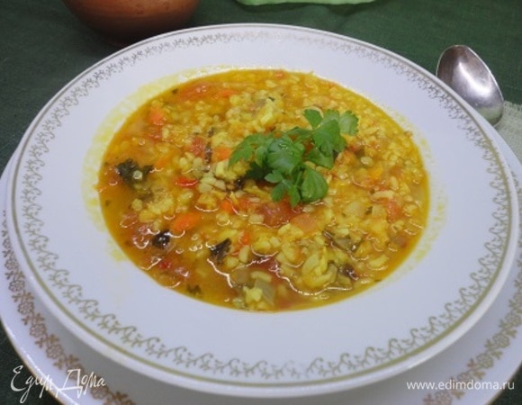 Подаем со свежей мятой или любимой зеленью.