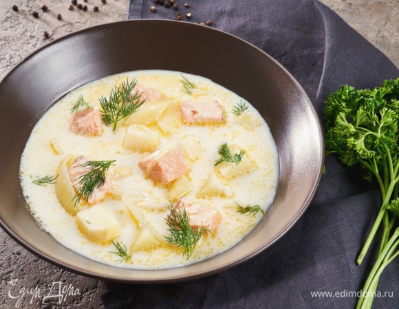 Подавайте, украсив зеленью.