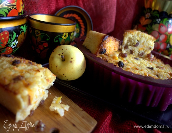 Можно исключить сахар и при подаче полить жидким медом.