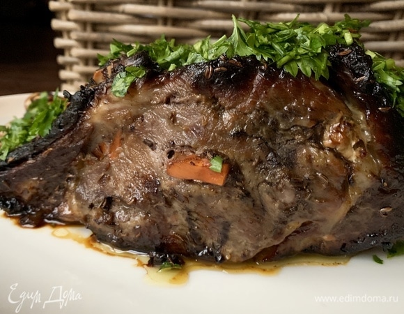 Достать из духовки.