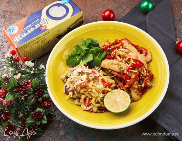 Подавайте с рисом.