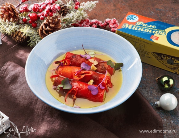 При подаче полейте получившимся соусом. 