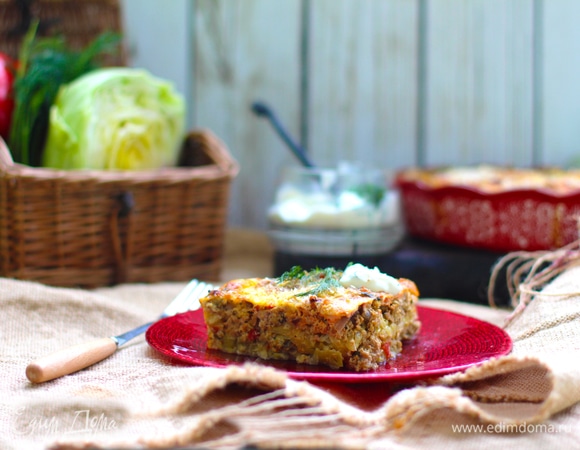 Выпекать в разогретой до 180°C духовке 30–40 минут.