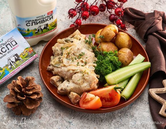 Подавайте, украсив веточкой тимьяна.