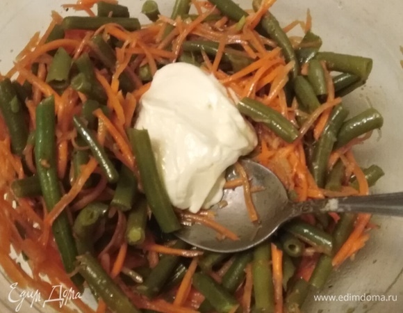 Добавить майонез. Приятного аппетита!!!